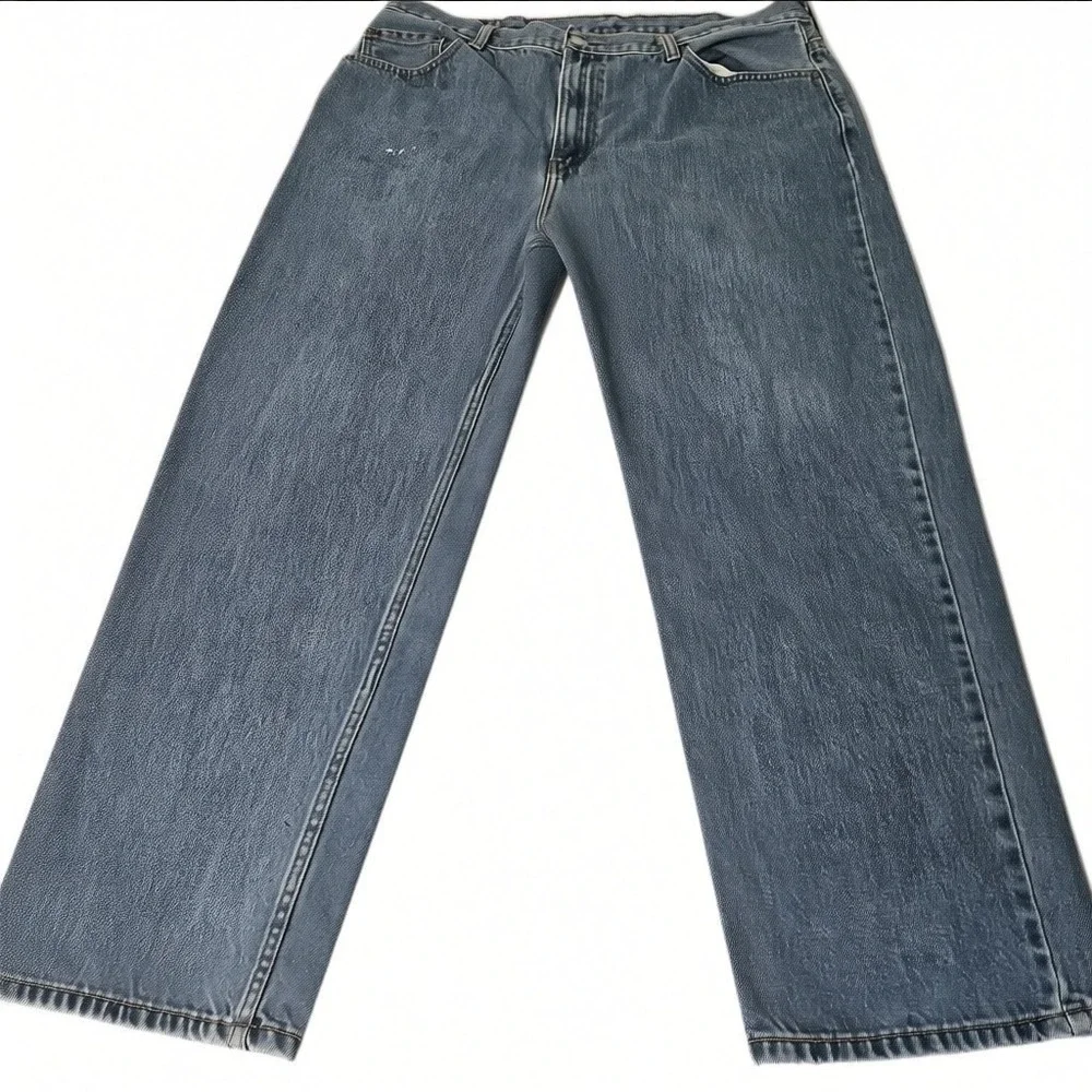 Levis 550 Relaxed‎ Fit Blue Jeans Mens Size 38X 28 Straight